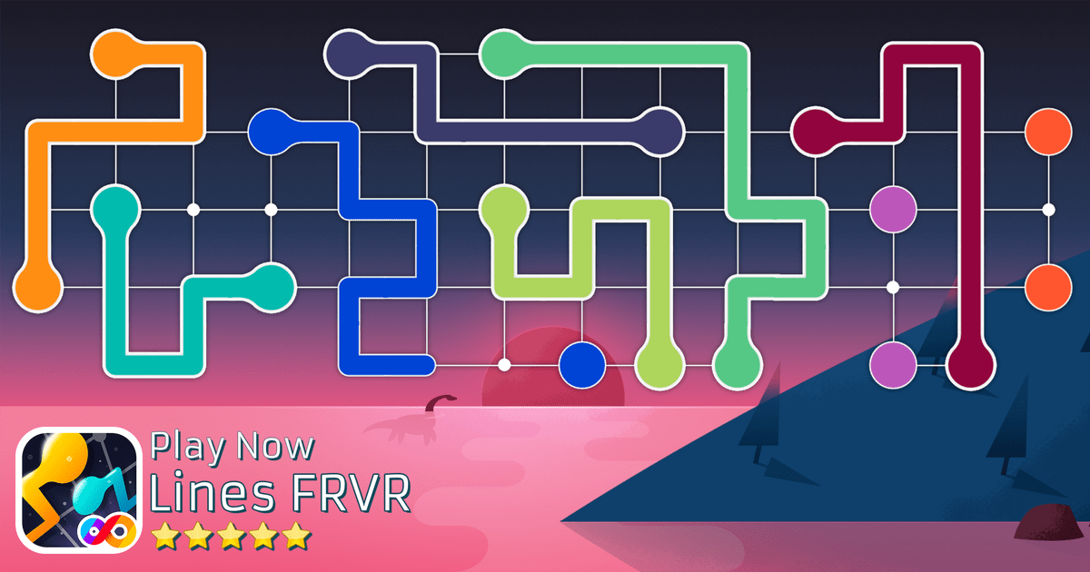 Play Lines FRVR - Free Dots and Lines Puzzle Game